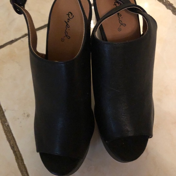 New Qupid highest heel leather booties  last day - Picture 2 of 7